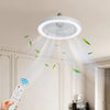 Slim LED-takfläkt med belysning – Dimbar och tyst