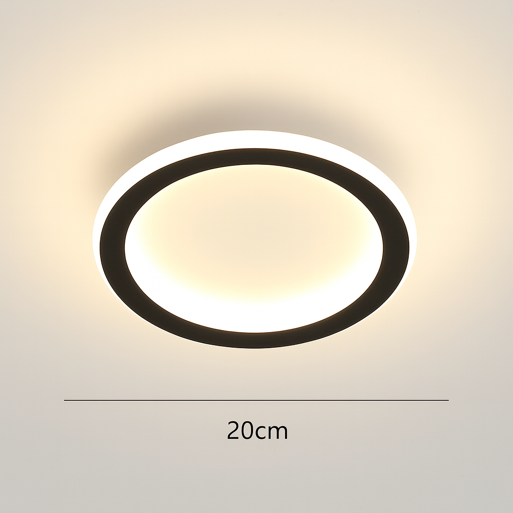 Rund LED-taklampa i skandinavisk stil | 1 ljuskälla