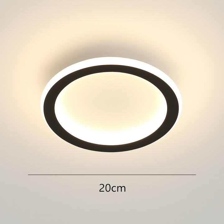 Rund LED-taklampa i skandinavisk stil | 1 ljuskälla