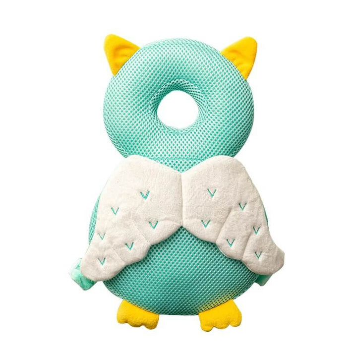 Babyryggsäck med huvudskydd