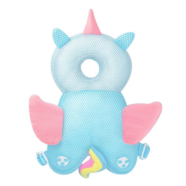 Babyryggsäck med huvudskydd