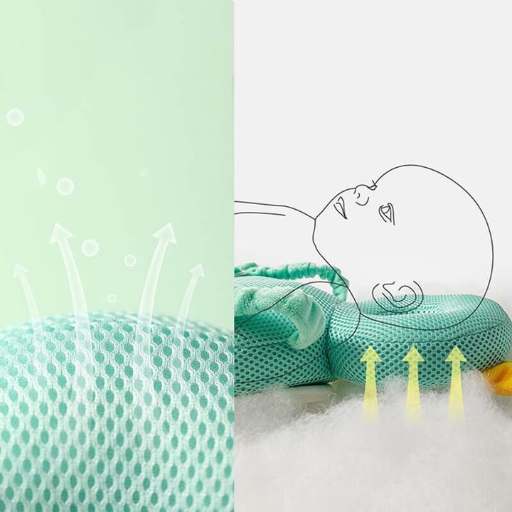 Babyryggsäck med huvudskydd