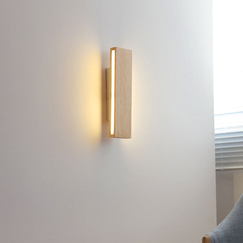 Japansk LED-vägglampa | Minimalistisk vridbar vägglampa