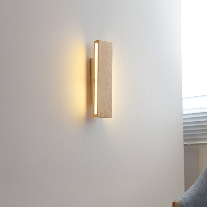 Japansk LED-vägglampa | Minimalistisk vridbar vägglampa