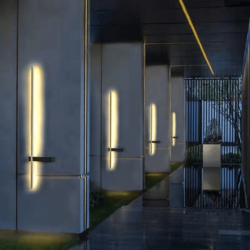 Modern LED-utomhusvägglampa