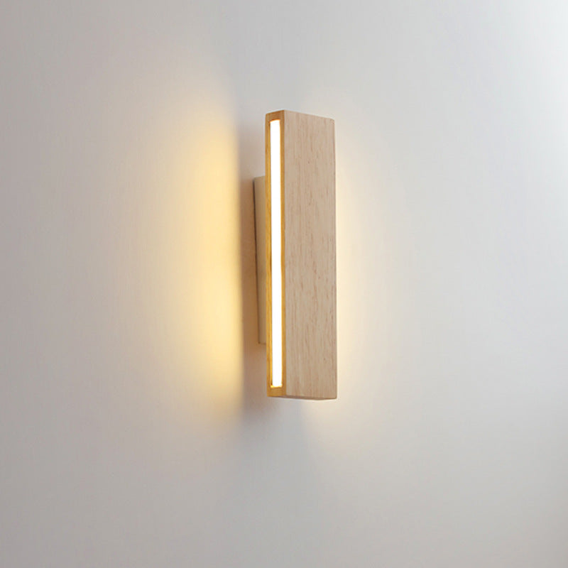 Japansk LED-vägglampa | Minimalistisk vridbar vägglampa