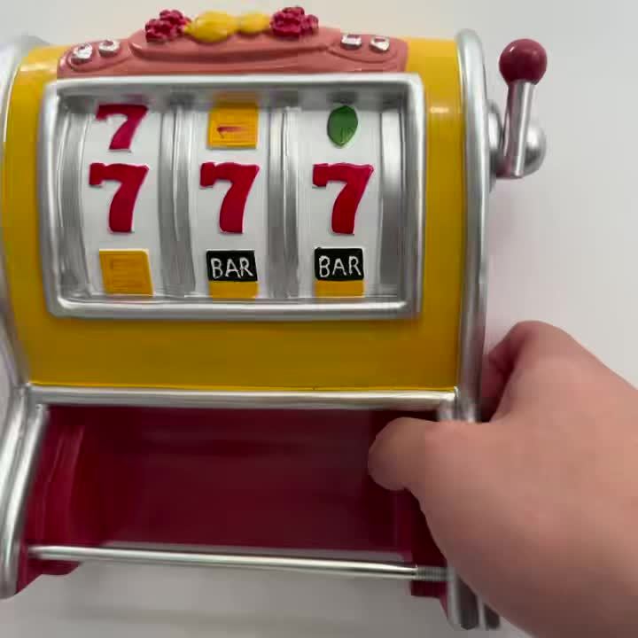 Jackpot toalettpappershållare – Design av spelautomat & väggmonterad