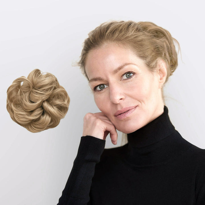 Hårförlängning i scrunchie-form – BunPop