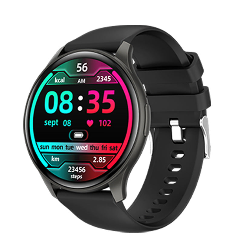 Vattentät smartwatch med blodtrycksmätare, syremättnadsmätare och sömnövervakning