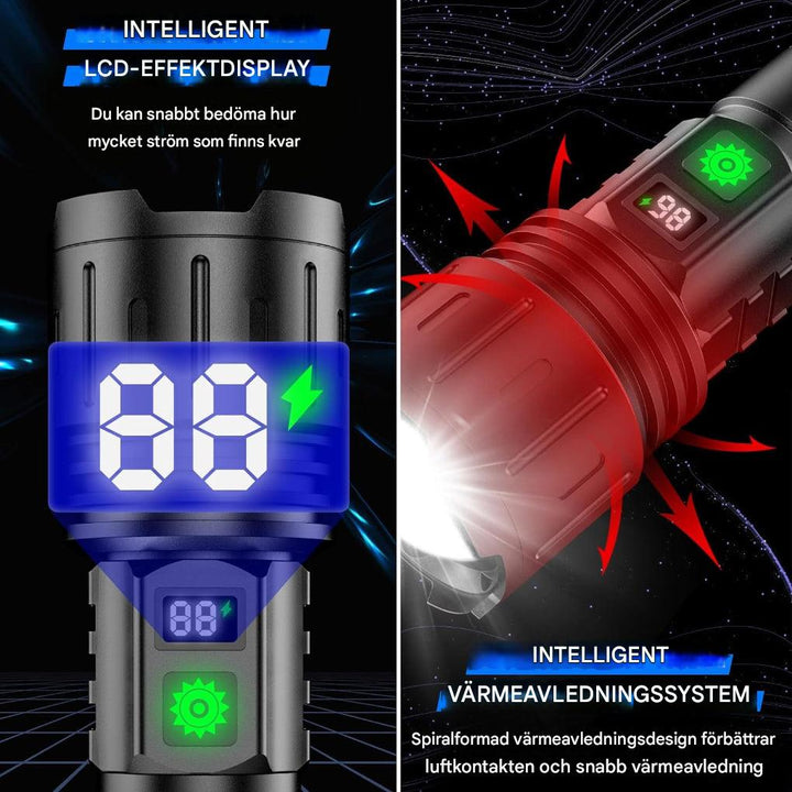 100 000 lumen ficklampa