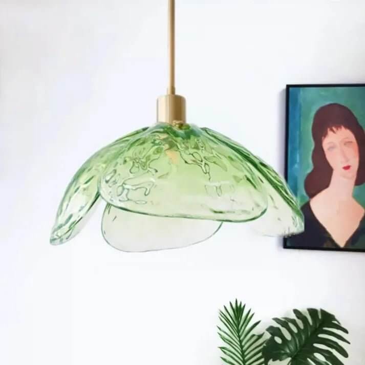 Blombladshängande Lampa - Elegant Nattlampa