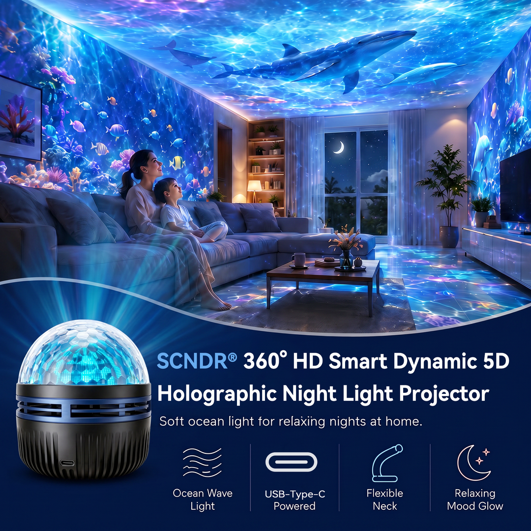 360° Dynamisk Galaxy-stjärnhimmelsprojektor nattlampa med svanhals och USB-strömförsörjning