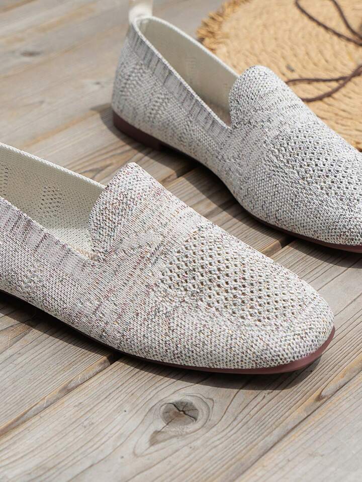 Ortopediska slip-on-sneakers för dam med mjuk innersula och andningsaktiv mesh