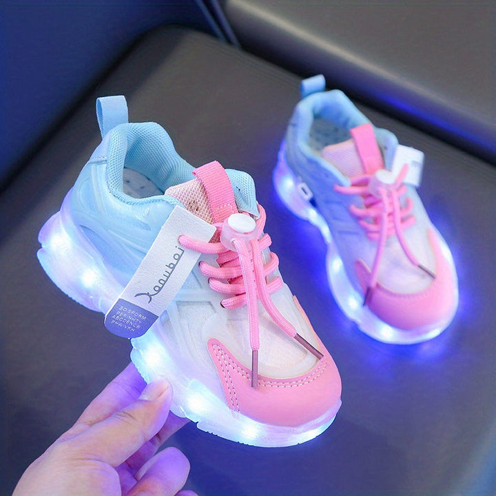 Ljussneakers för barn – färgglada, med LED-belysning för en lekfull look