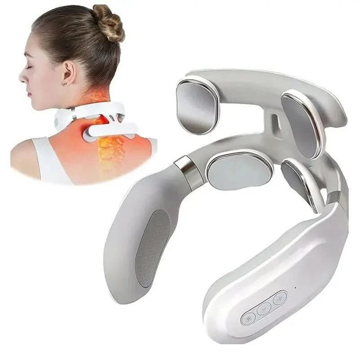 Luxe Nackmassagerare – 4-i-1 massageapparat med värme och vibration