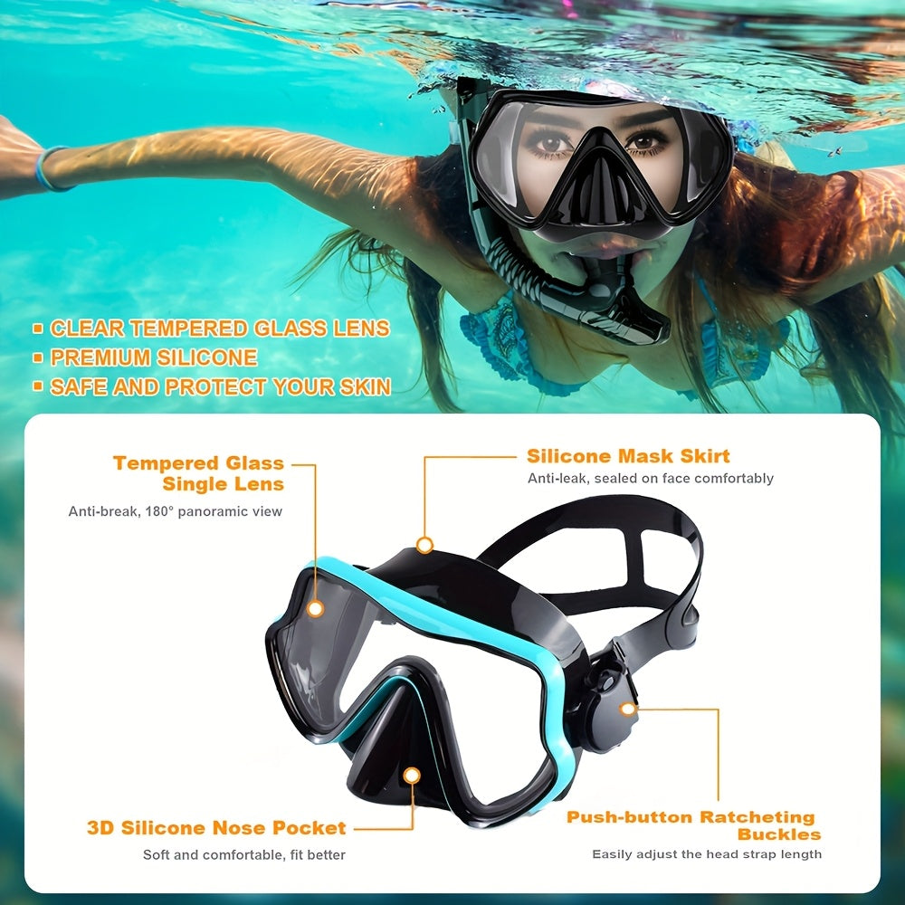 AquaClear snorkelset – vattentätt, bekvämt och med bra sikt