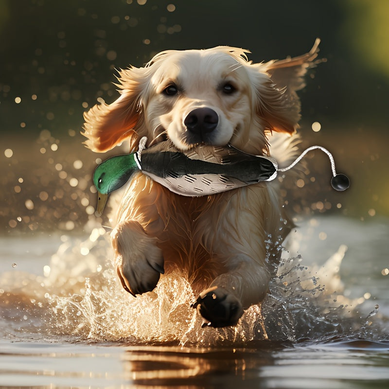 Mallard Retriever – Träningsleksak i slitstark plast i form av en anka