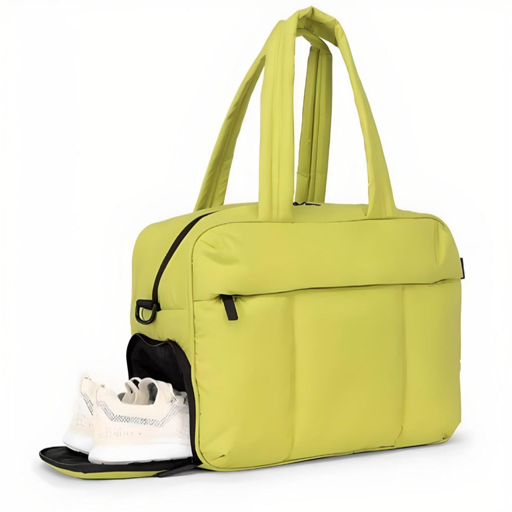 Letvægts puffer-duffel taske