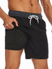 Trendiga Herrbadshorts med Innerbyxa och Telefonsficka