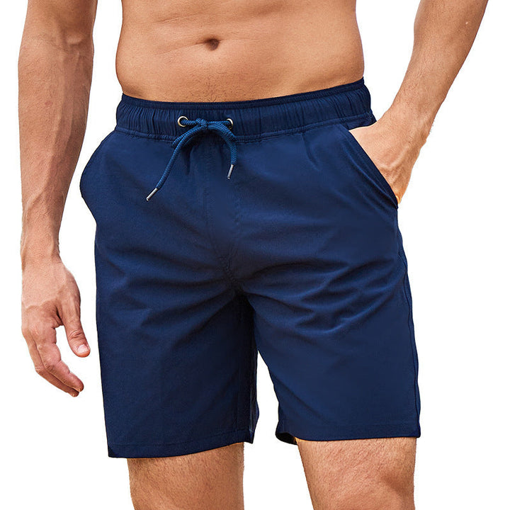 Trendiga Herrbadshorts med Innerbyxa och Telefonsficka