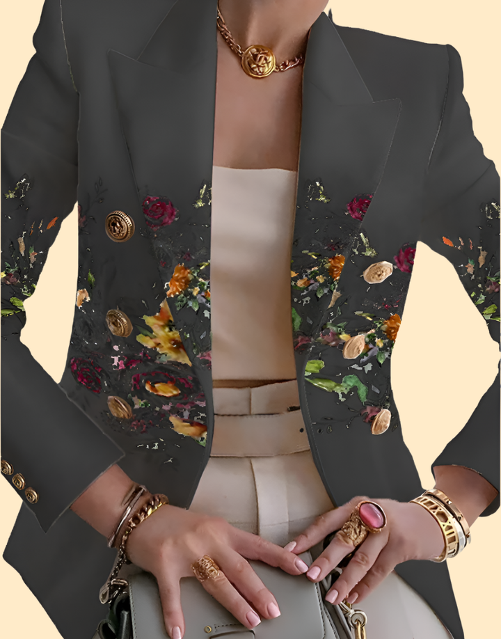 Elegant afslappet blazer til kvinder