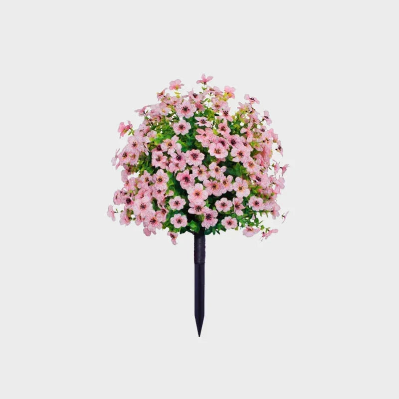 Lättskötta konstgjorda trädgårdsblommor
