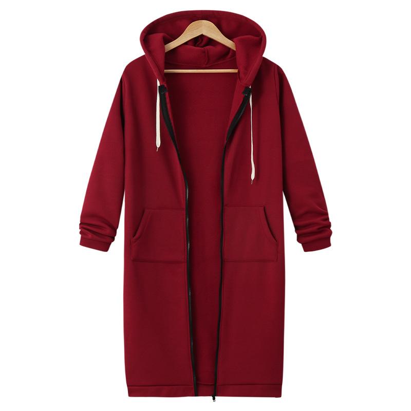 Vardaglig lång damkofta - CozyZip