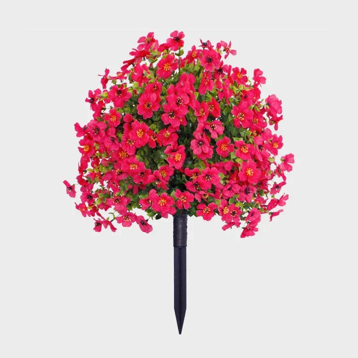 Lättskötta konstgjorda trädgårdsblommor