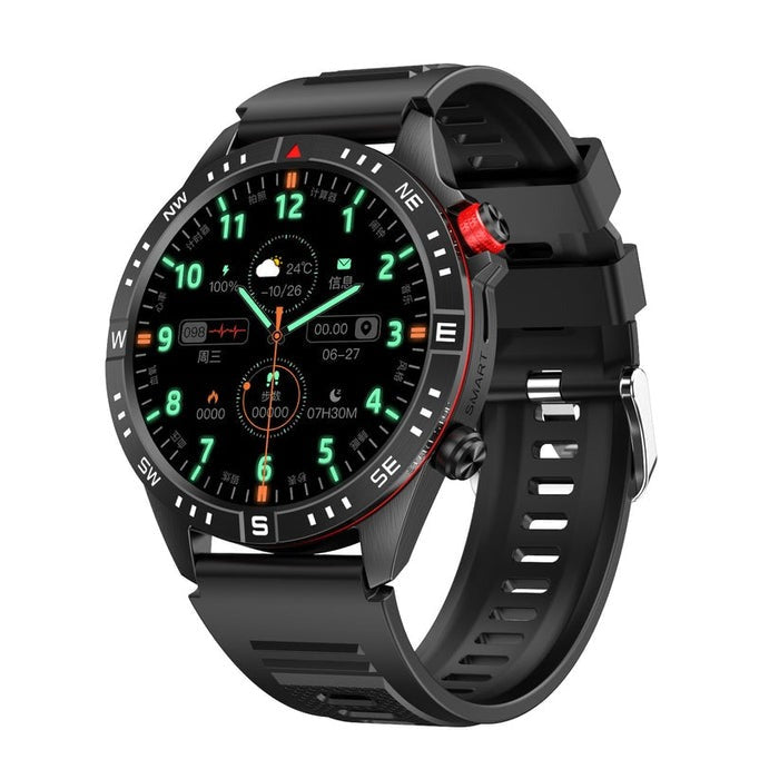 Vattentät smartwatch med blodtrycksmätare, syremättnadsmätare och sömnövervakning