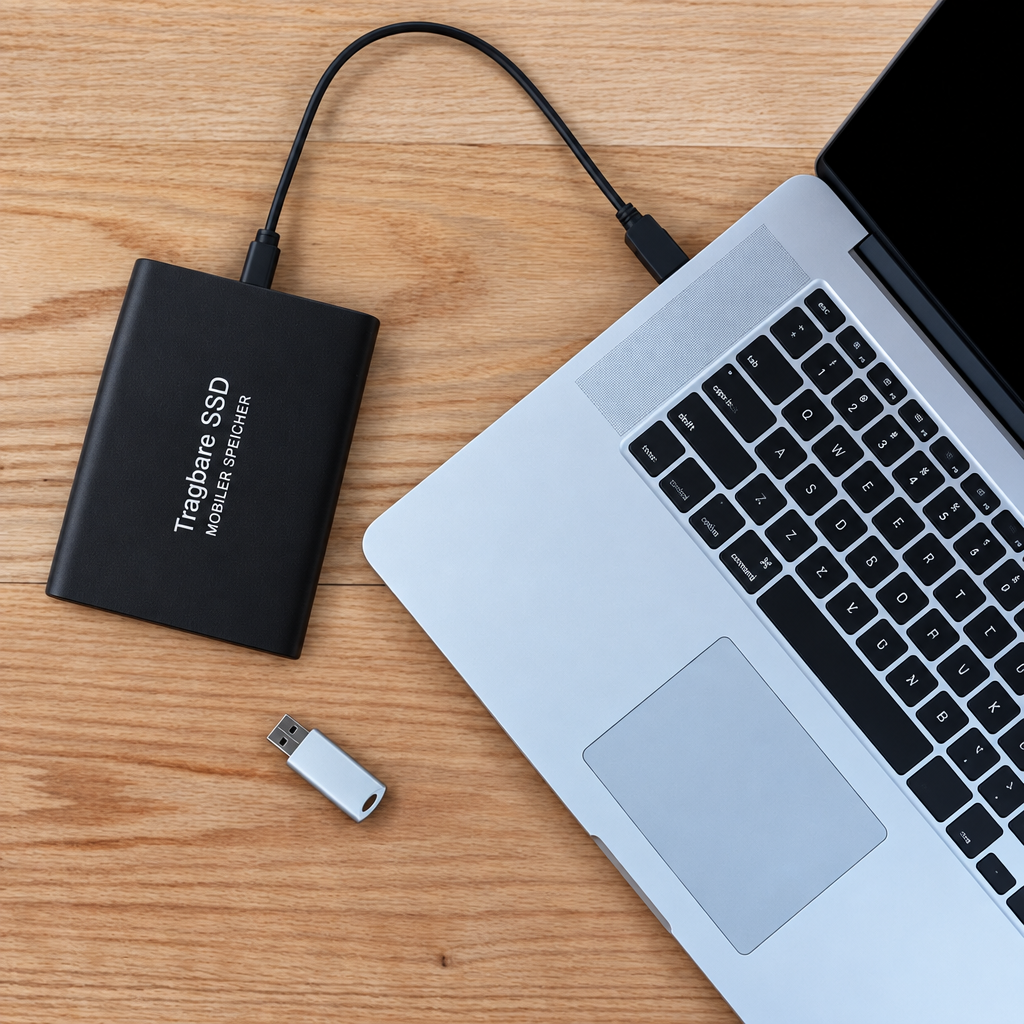 Robust extern SSD 30 TB för stora filer