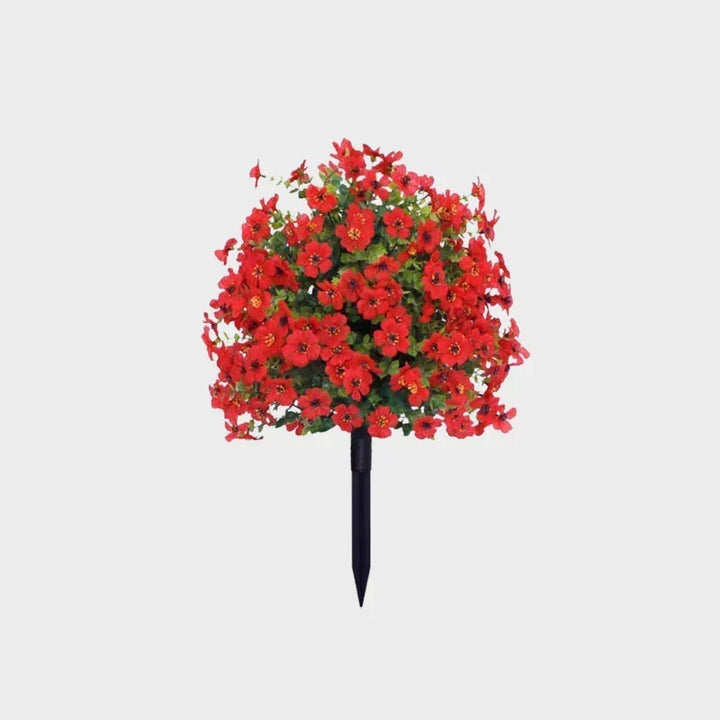 Lättskötta konstgjorda trädgårdsblommor