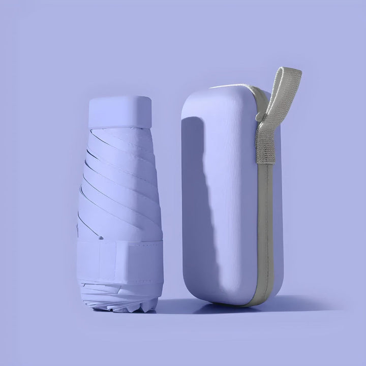Kompakt rejseparaply og etui