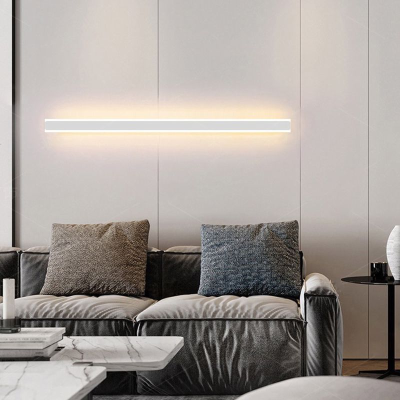 Arisha minimalistisk linjär LED-vägglampa Guld/Svart/Vit sovrum