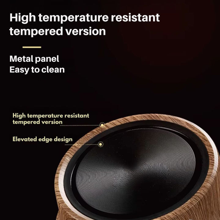 Mini elplatta med temperaturkontroll för kompakt bruk
