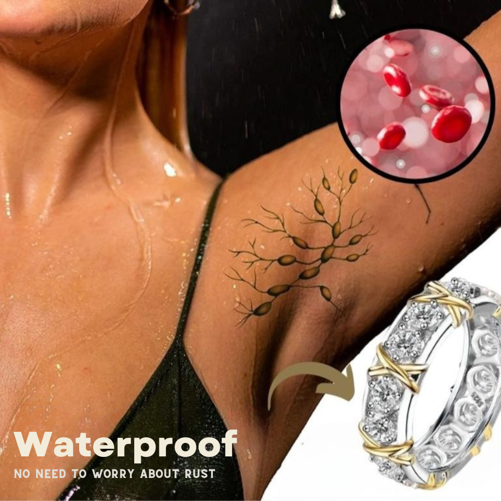 Magnetisk wellnessring för att stödja blodcirkulation, energi och avgiftning