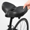 Ergonomisk och extra bred cykelsadel för maximal komfort