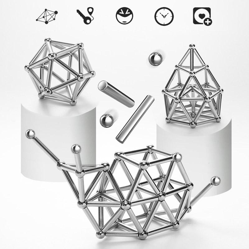 Innovativa Magnetblock – Kreativa Konstruktioner för Unga