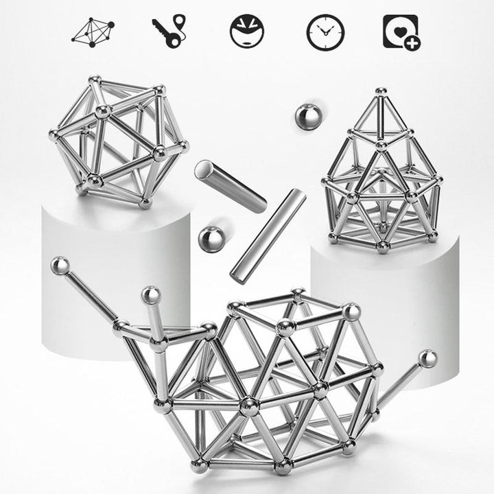 Innovativa Magnetblock – Kreativa Konstruktioner för Unga