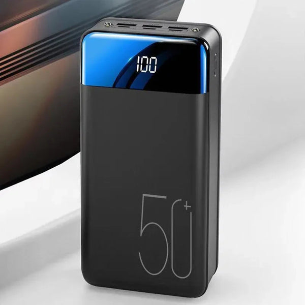 Voltaro Powerbank 50 000 mAh | Ultrasnabb laddning | För bärbar dator, surfplatta och smartphone | Kompakt och extremt kraftfull