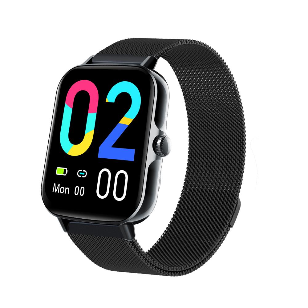 Vattentät smartwatch med blodtrycksmätare, syremättnadsmätare och sömnövervakning
