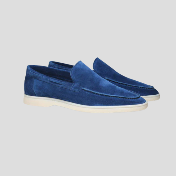 Herrloafers i ruskind