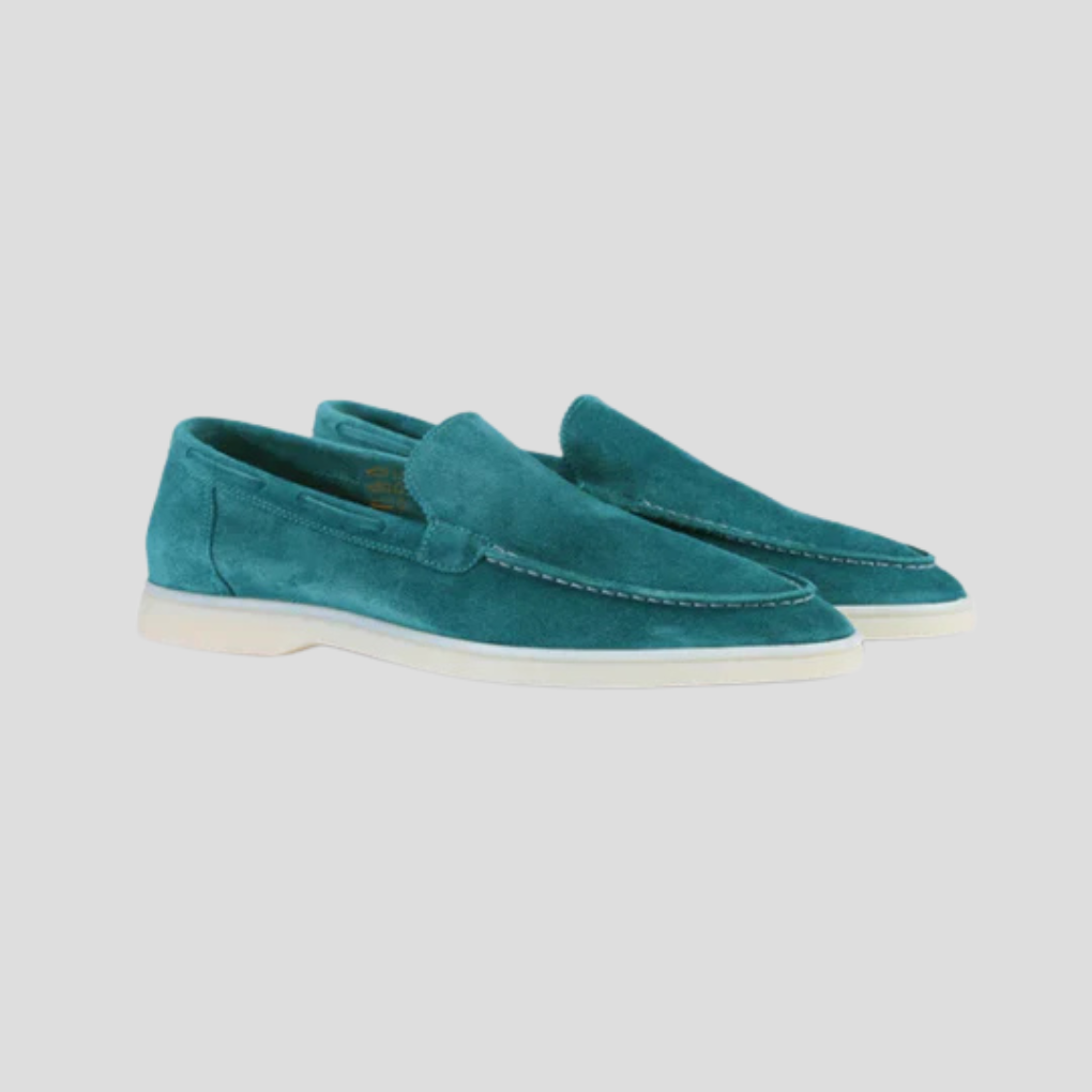 Herrloafers i ruskind