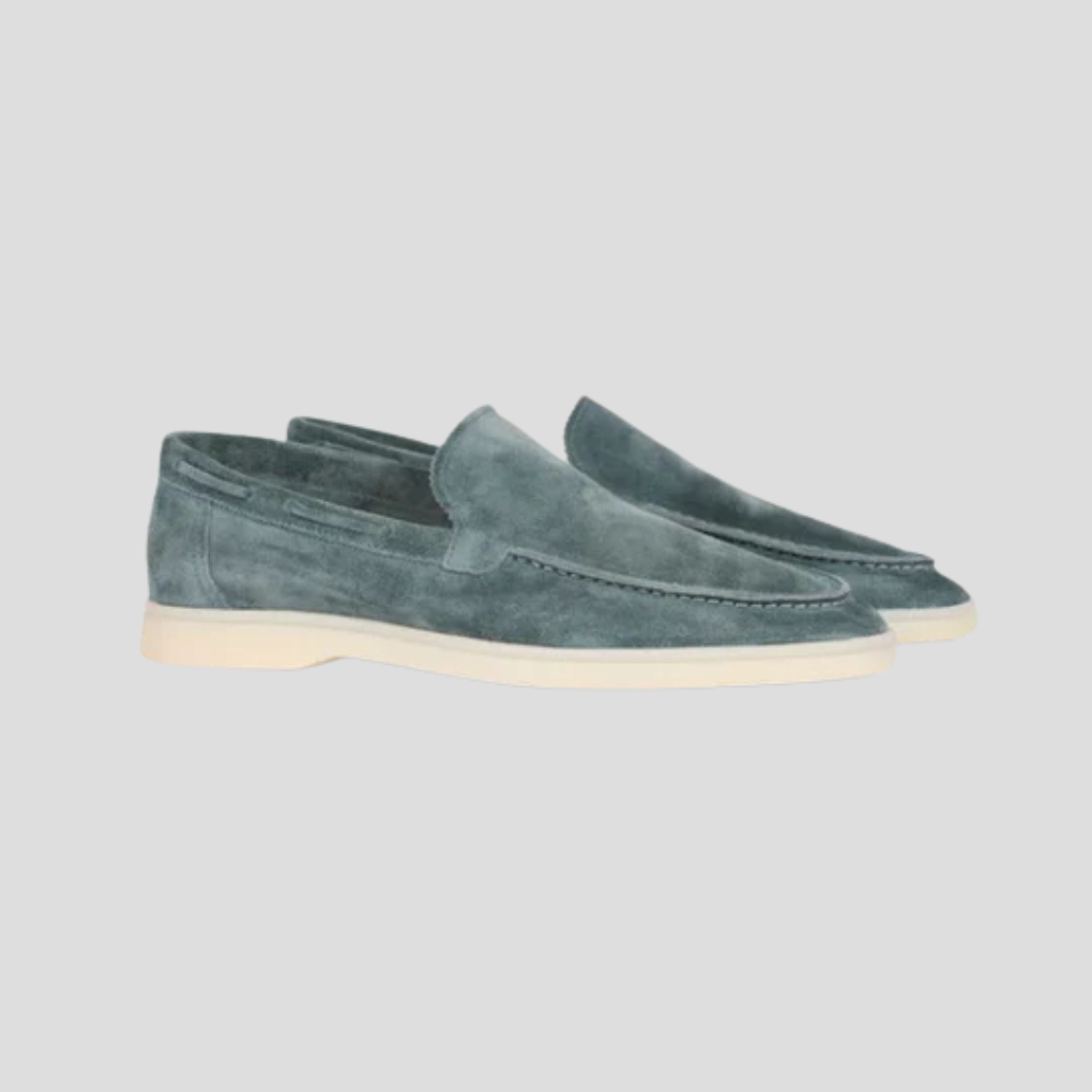 Herrloafers i ruskind
