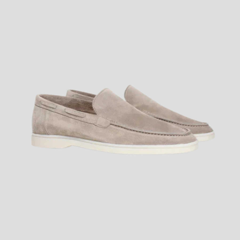 Herrloafers i ruskind