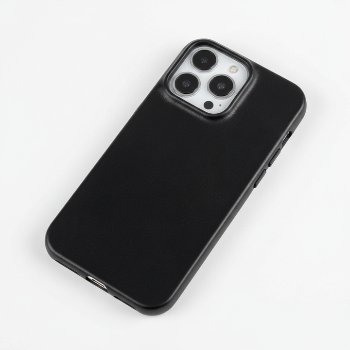 Läderfodral för iPhone med stötdämpande skydd