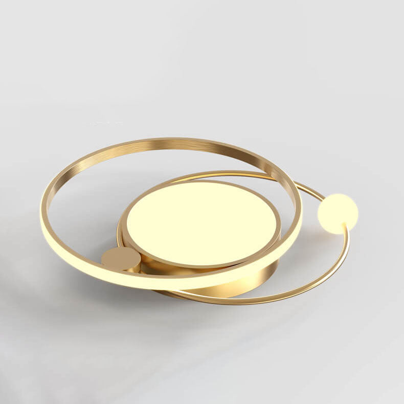 Rund LED-taklampa | Minimalistisk nordisk design