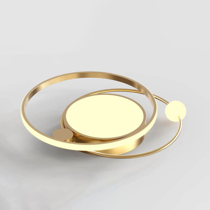 Rund LED-taklampa | Minimalistisk nordisk design