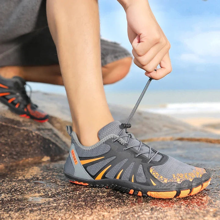 Snabbtorkande strandskor för fitness