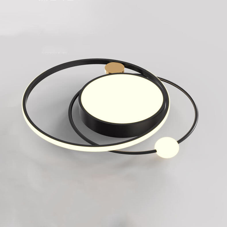 Rund LED-taklampa | Minimalistisk nordisk design