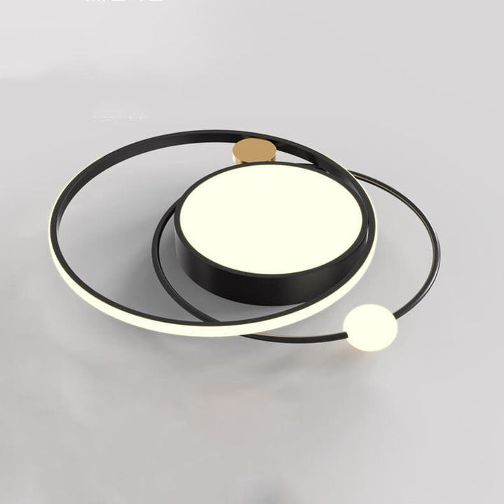 Rund LED-taklampa | Minimalistisk nordisk design